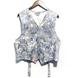 VTG Joan Walters Vintage Floral Print Vest
